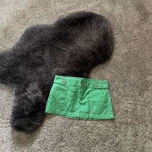 Vintage green Hollister Mini Skirt